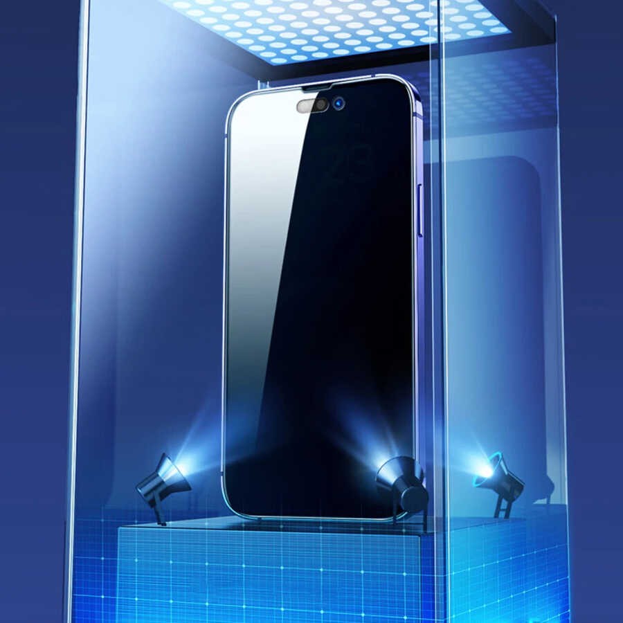 iPhone 15 Pro Max Zore Kor Privacy Cam Ekran Koruyucu