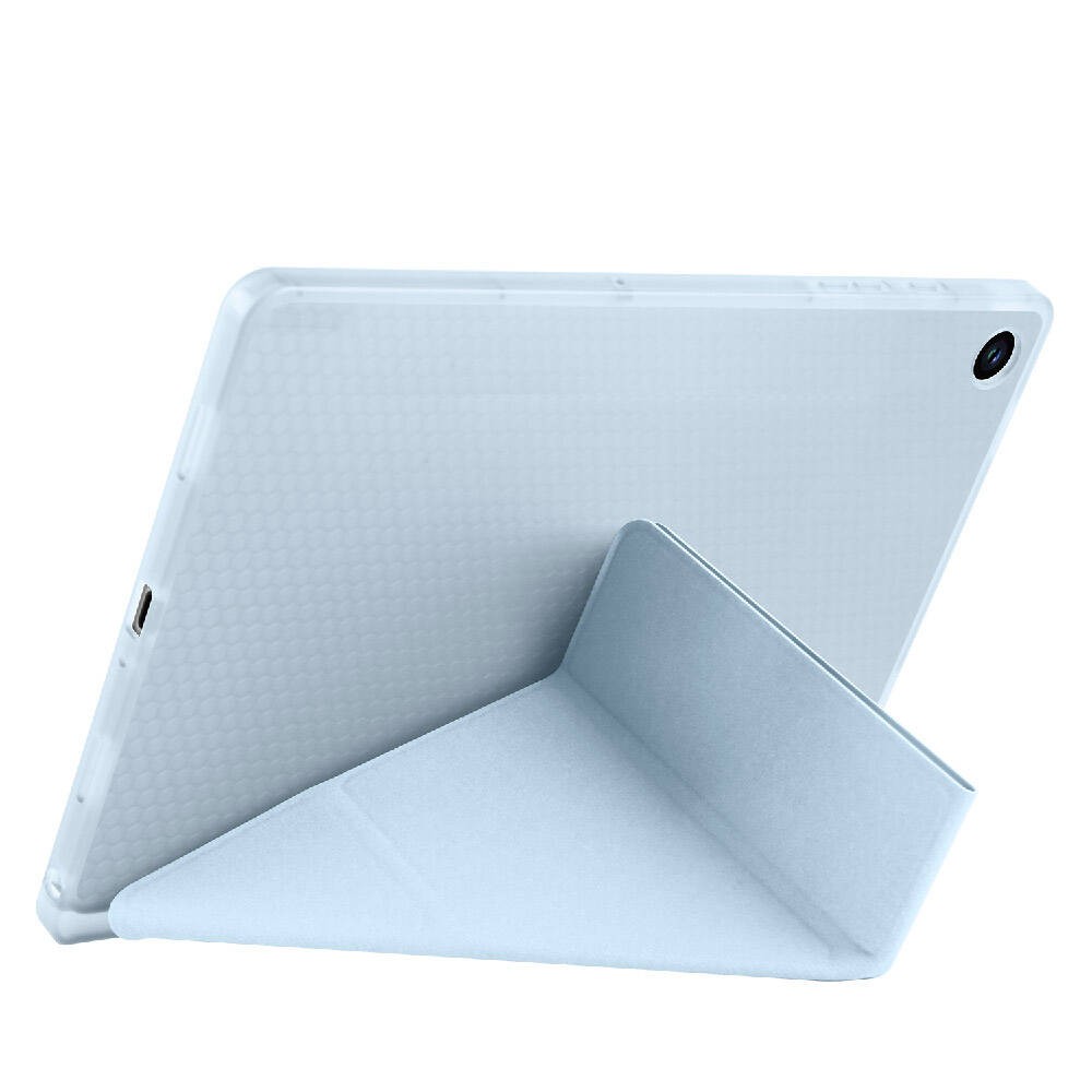 Galaxy Tab A9  Zore Tri Folding Kalem Bölmeli Standlı