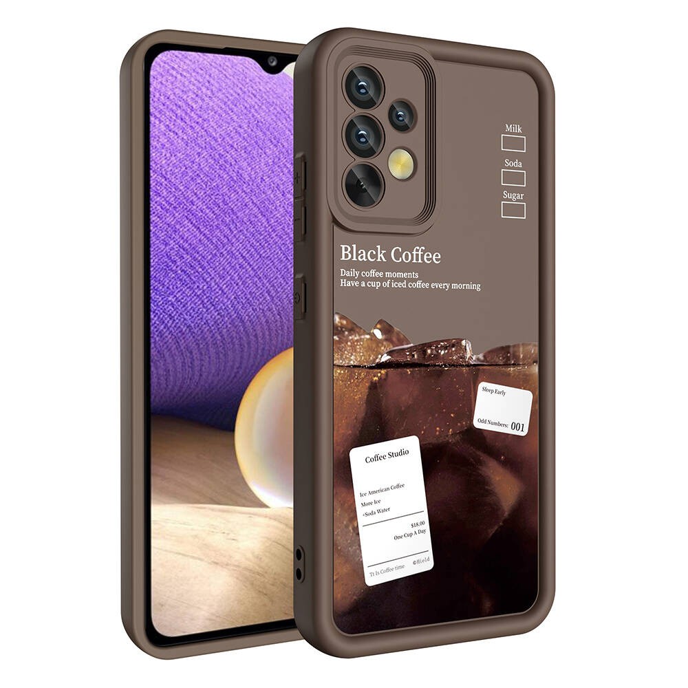 Galaxy A32 4G Kamera Korumalı Baskılı Arka Yüzey Zore Klas Kılıf