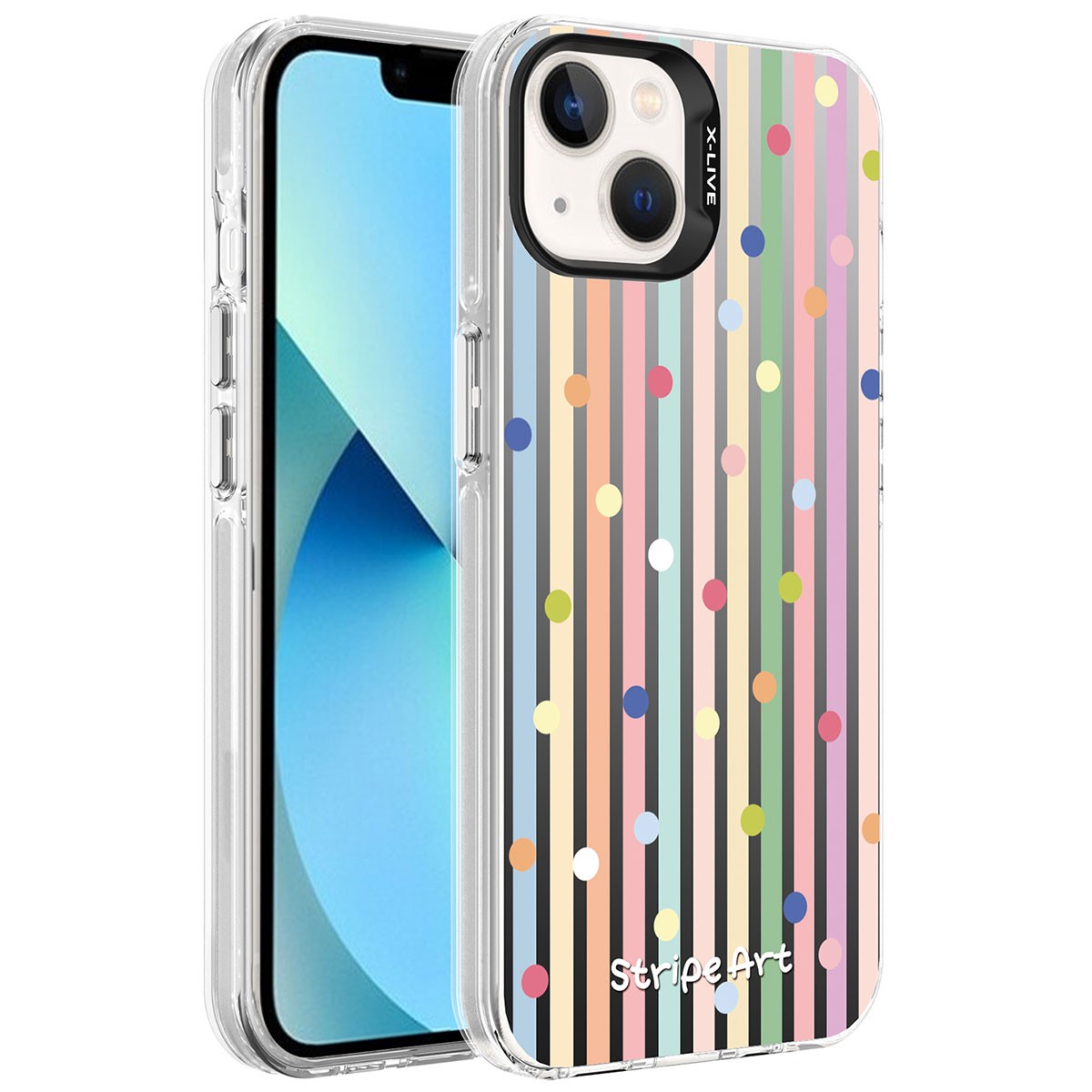 iPhone 14 Desenli Zore Silver Sert