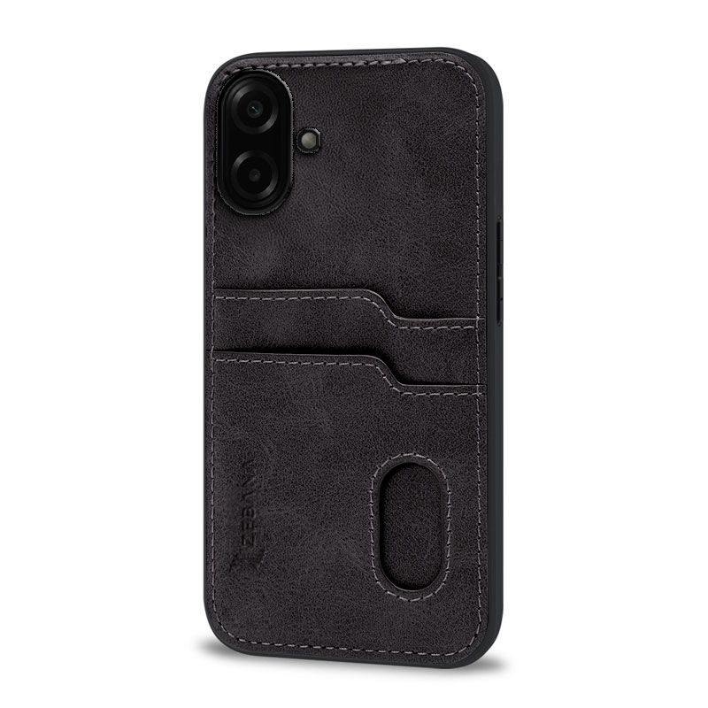 Samsung Galaxy A07 Uyumlu Zebana Kartlıklı Pu Deri Kılıf