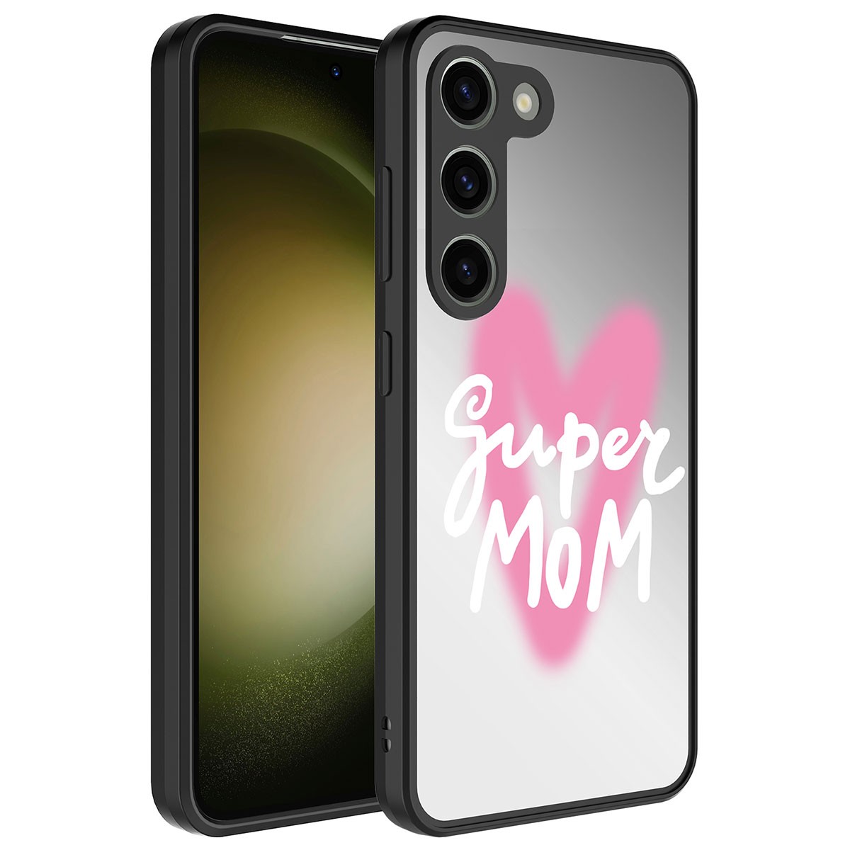 Galaxy S23 Plus Aynalı Desenli Kamera Korumalı Parlak Zore Mirror Kapak