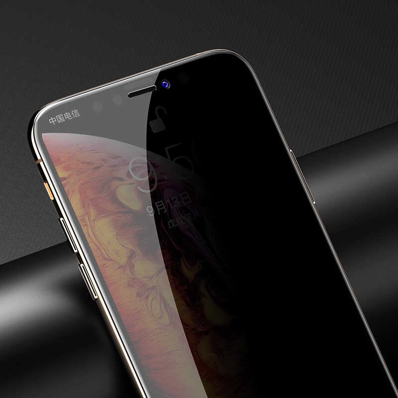 iPhone 12 Pro Davin 5D Privacy Cam Ekran Koruyucu