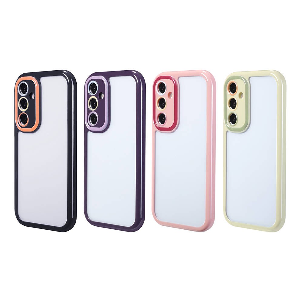 Galaxy A34 Kamera Korumalı Renkli Kenar ve Çerçeve Tasarımlı Zore Vitamin Kılıf