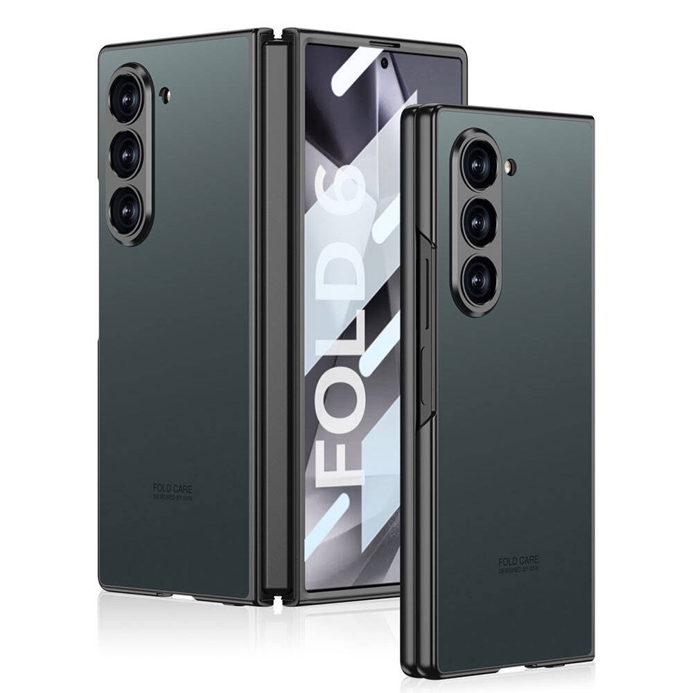 Galaxy Z Fold 6 Titanyum Metal Tasarımlı Zore Kıpta Caz