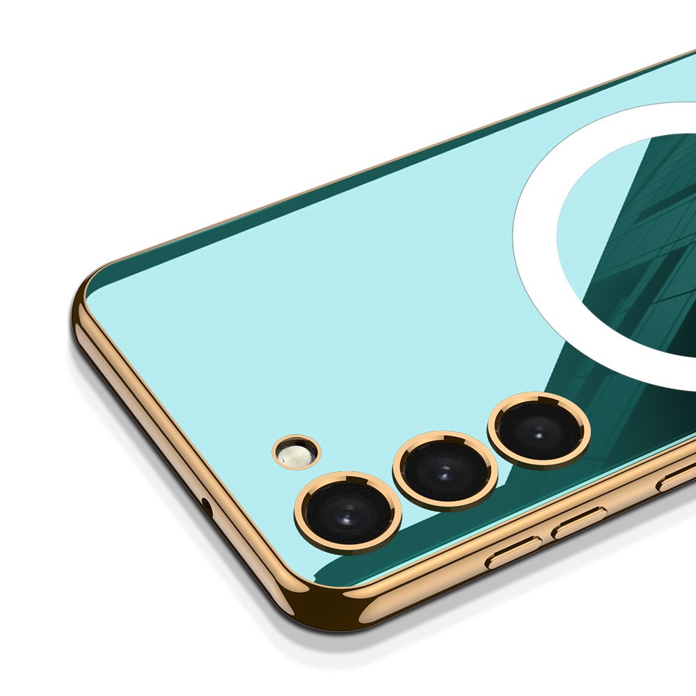 Galaxy S23 Plus Wireless Şarj Özellikli Kenarları Elektroplating Kaplama Aynalı Zore Kent
