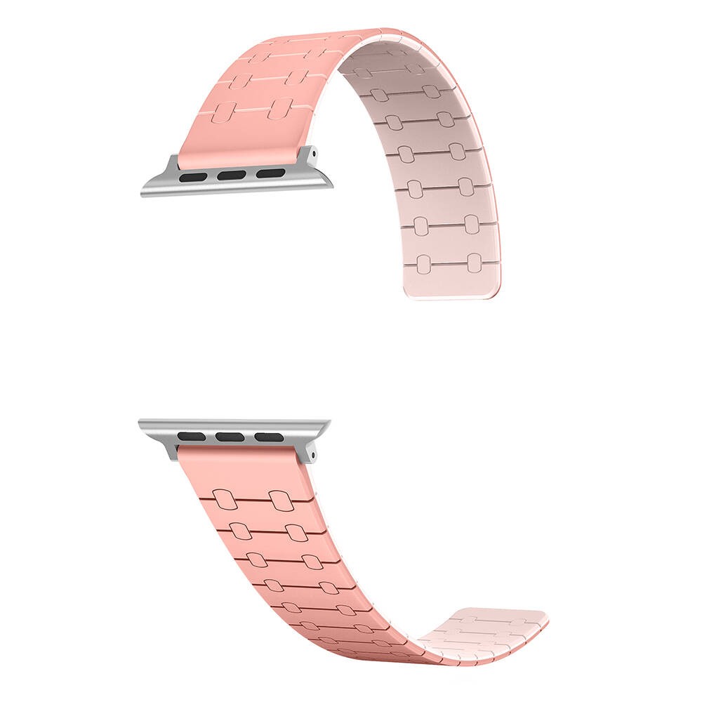 Watch 7 41mm Zore KRD-111 Çizgili Desenli Silikon Kordon
