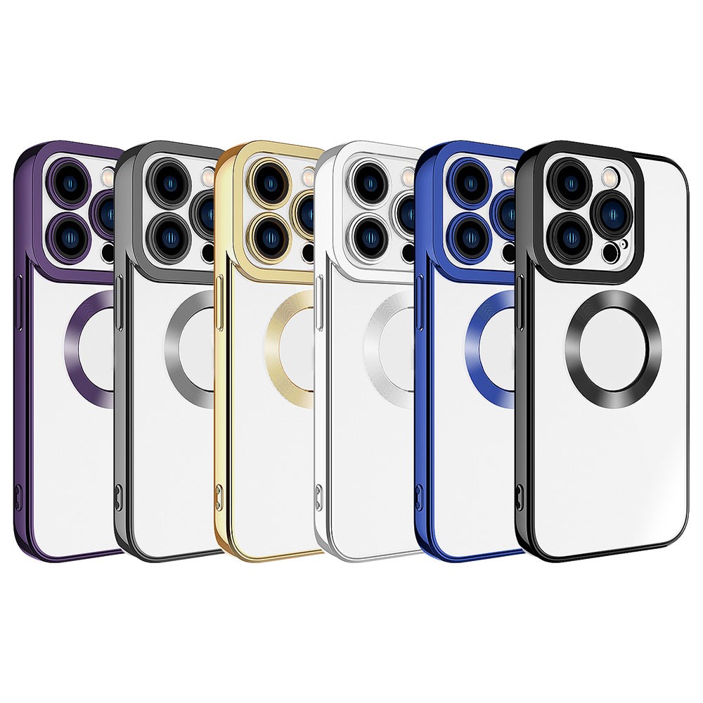 iPhone 15 Pro Kamera Korumalı Logo Gösteren Zore Omega Kılıf