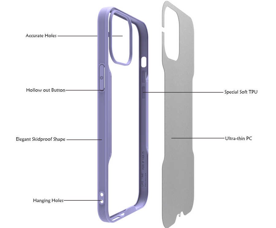 iPhone 12 Pro Max Kılıf Zore Parfe Kılıf