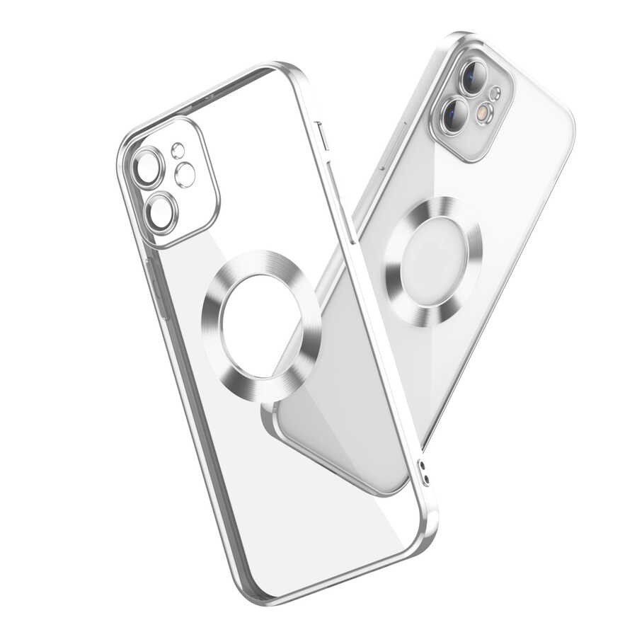 iPhone 11 Kamera Korumalı Logo Gösteren Zore Omega Kılıf