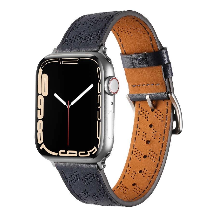 ​​​ Watch 7 45mm KRD-76 PU Deri Kordon Strap Kayış