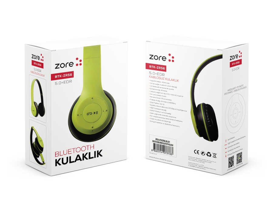 Zore BTK|ZR102 Kulak İçi Bluetooth Kulaklık 5.4V