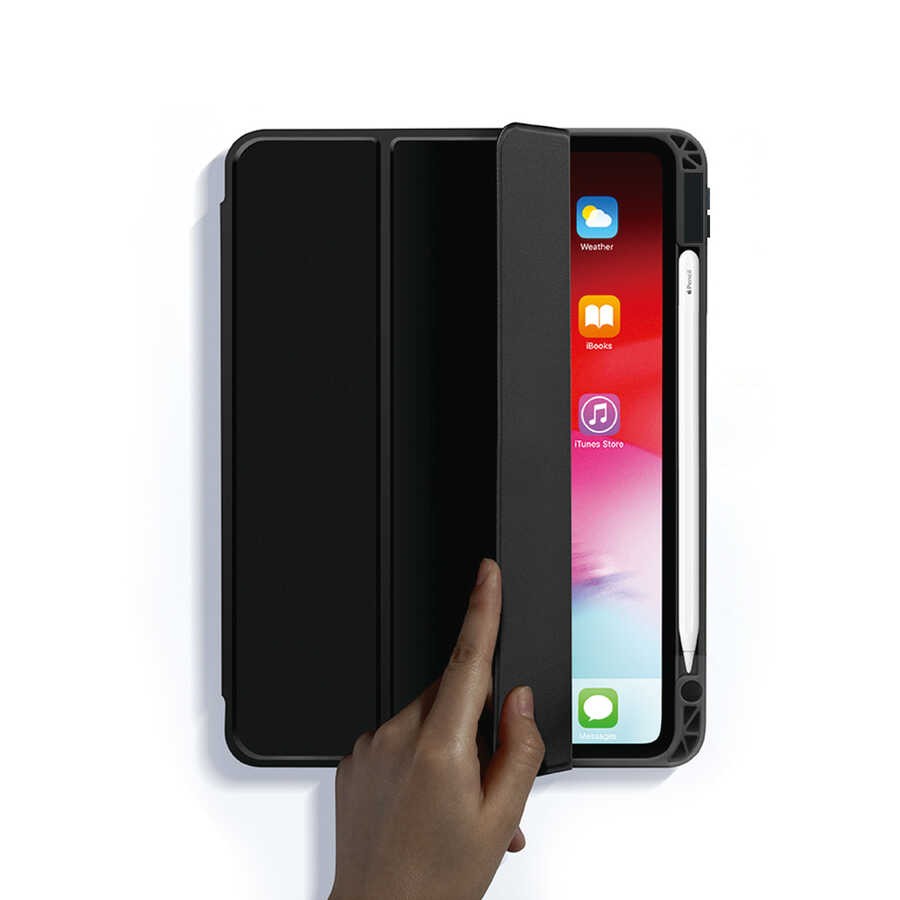 iPad Pro 11 2020 (2.Nesil)  Zore Nort Arkası Şeffaf Standlı