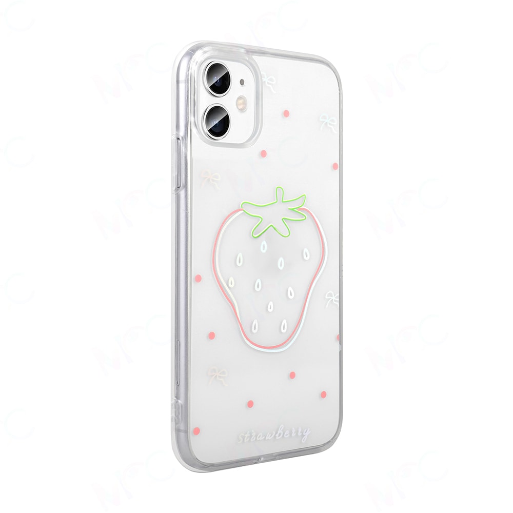 Apple iPhone 11 Kılıf Şeffaf Figürlü Zore Folk Sert Kapak