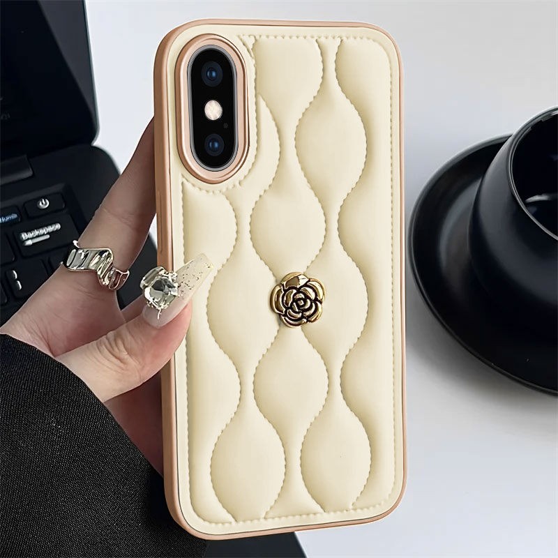 Apple iPhone X Uyumlu Zebana Camellia Kılıf