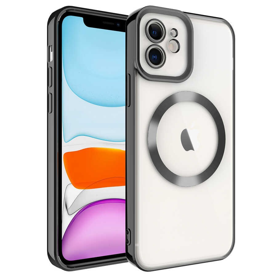 iPhone 11 Magsafe Wireless Şarj Özellikli Zore Setro Silikon