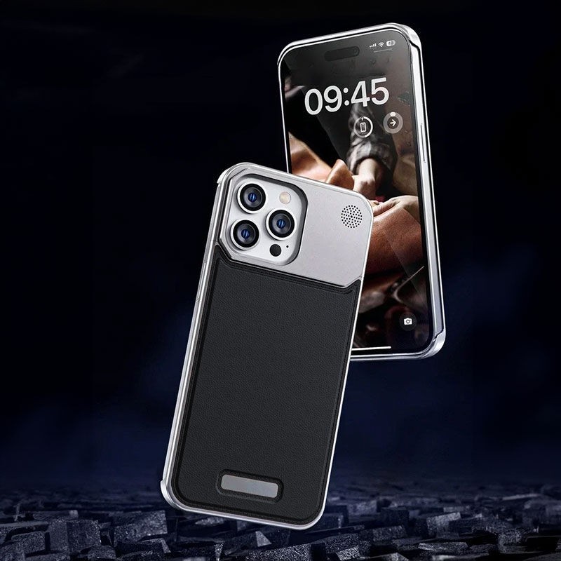 iPhone 15 Pro Max Zebana Koku Hazneli Magsefe Alüminyum Kılıf