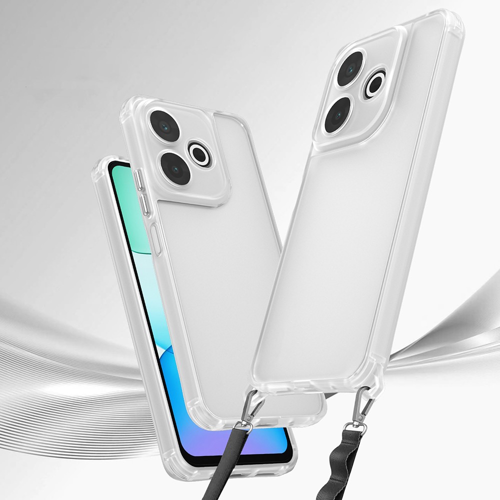 Xiaomi Redmi 13 4G Airbagli Takılabilir Askı Aparatlı Zore Snap Silikon Kılıf