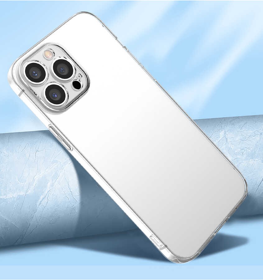 iPhone 13 Pro Max Kılıf Zore Kamera Korumalı Süper Silikon Kılıf