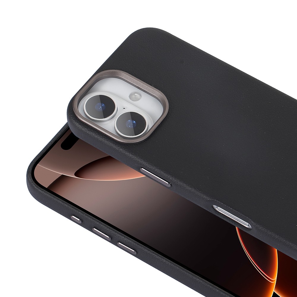 iPhone 16 Plus Magsafe Şarj Özellikli PU Deri Zore Adora