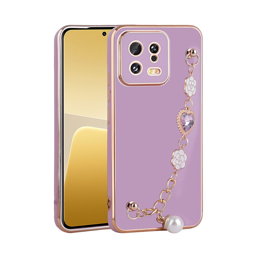 Xiaomi Mi 13 El Tutamaçlı Kamera Korumalı Zore Taka Silikon Kılıf