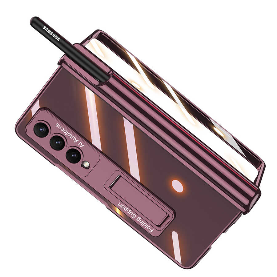 Galaxy Z Fold 4 Zore Kıpta Standlı Kalem Bölmeli