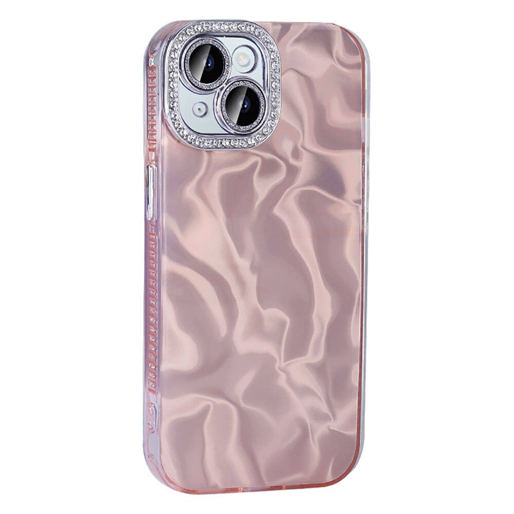 iPhone 14 Airbagli Parlak Taş Detay Tasarımlı Zore Esila