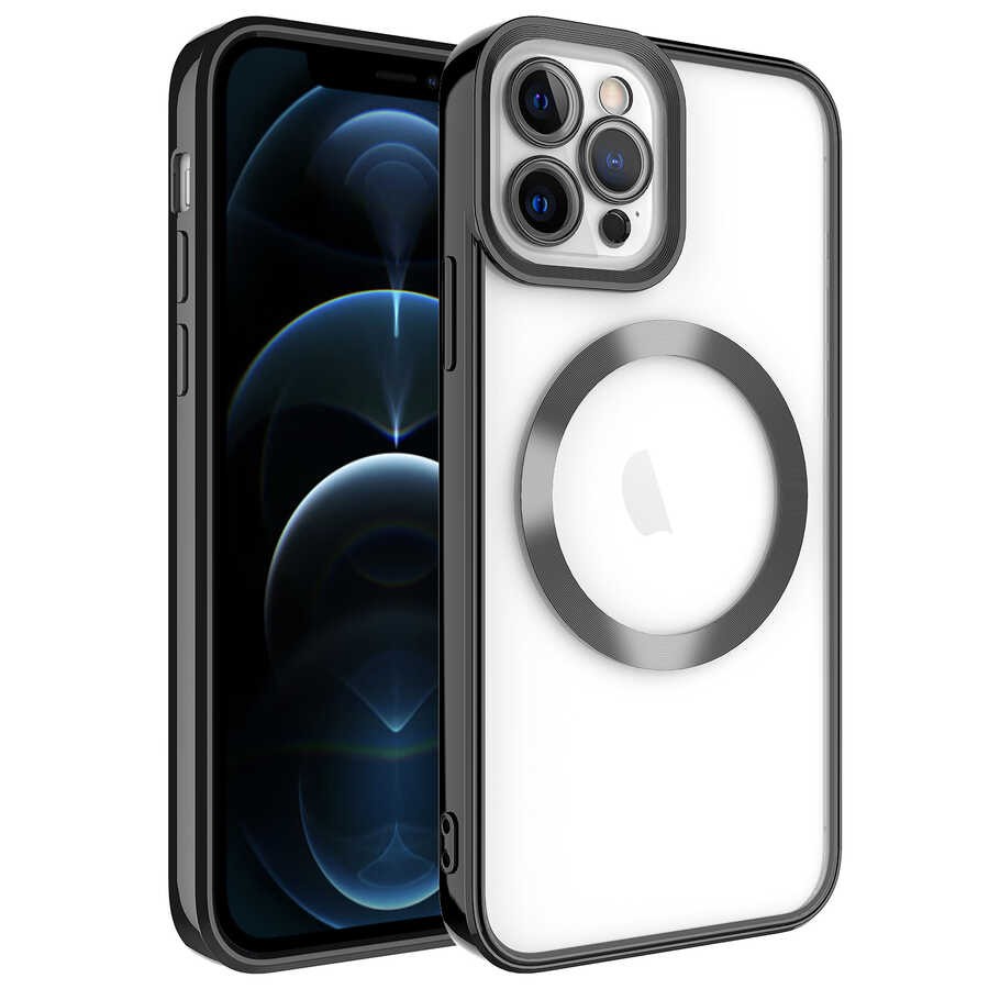 iPhone 12 Pro Magsafe Wireless Şarj Özellikli Zore Setro Silikon