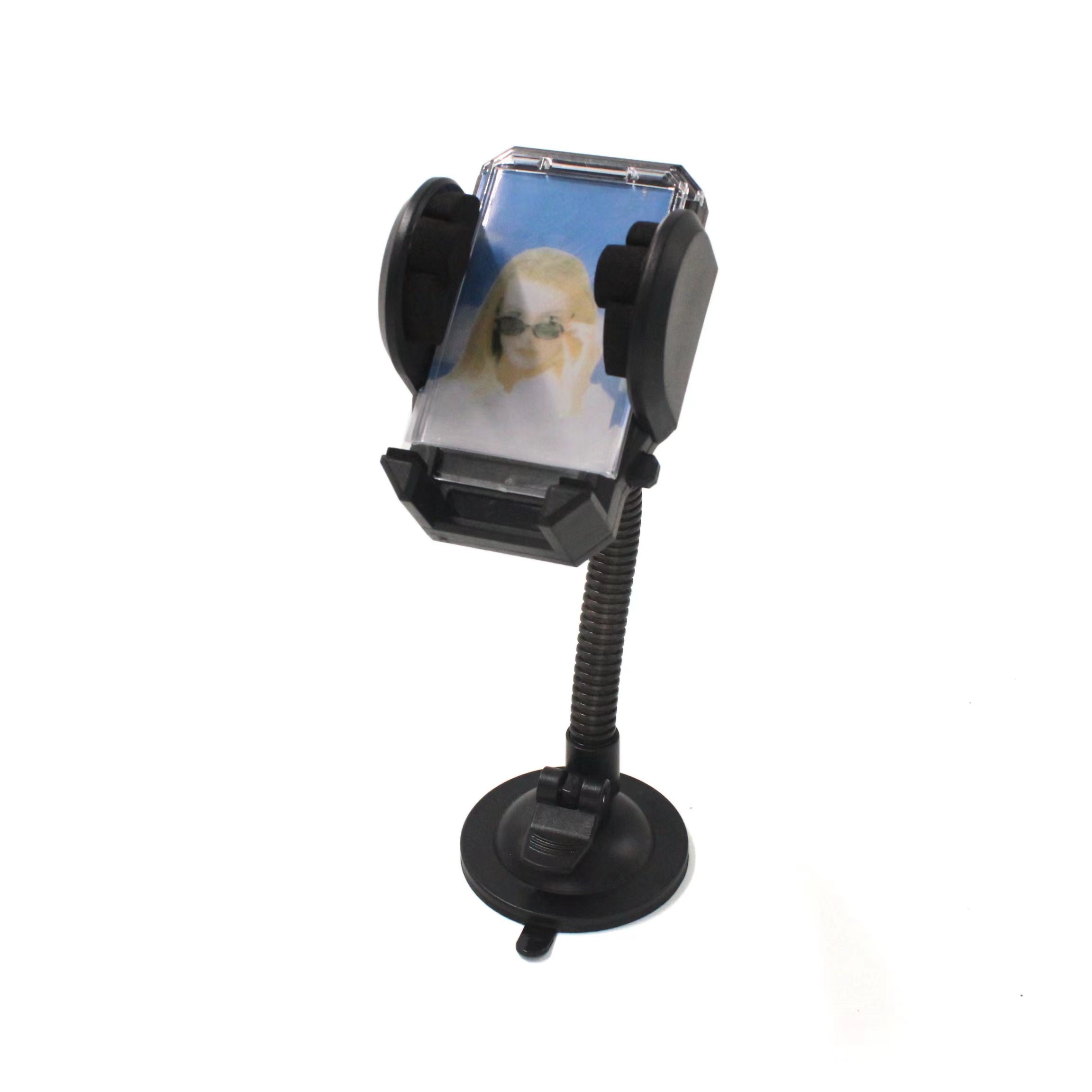 Zore RG-01 In-Car Phone Holder 360 Degree Rotating Head with Suction Cup Design-Black