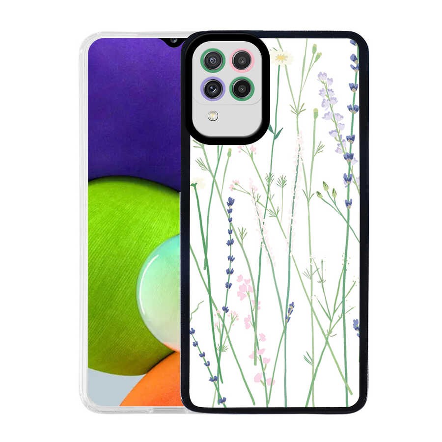 Galaxy A22 4G Zore M-Fit Desenli Kapak
