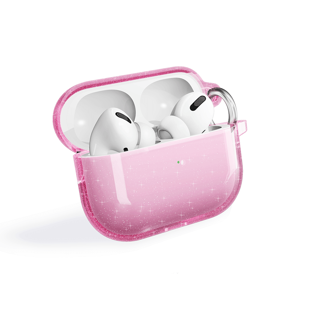 Airpods Pro 2 Zore Allstar Airbag 32 Shining Glitter Transparent Colored Case