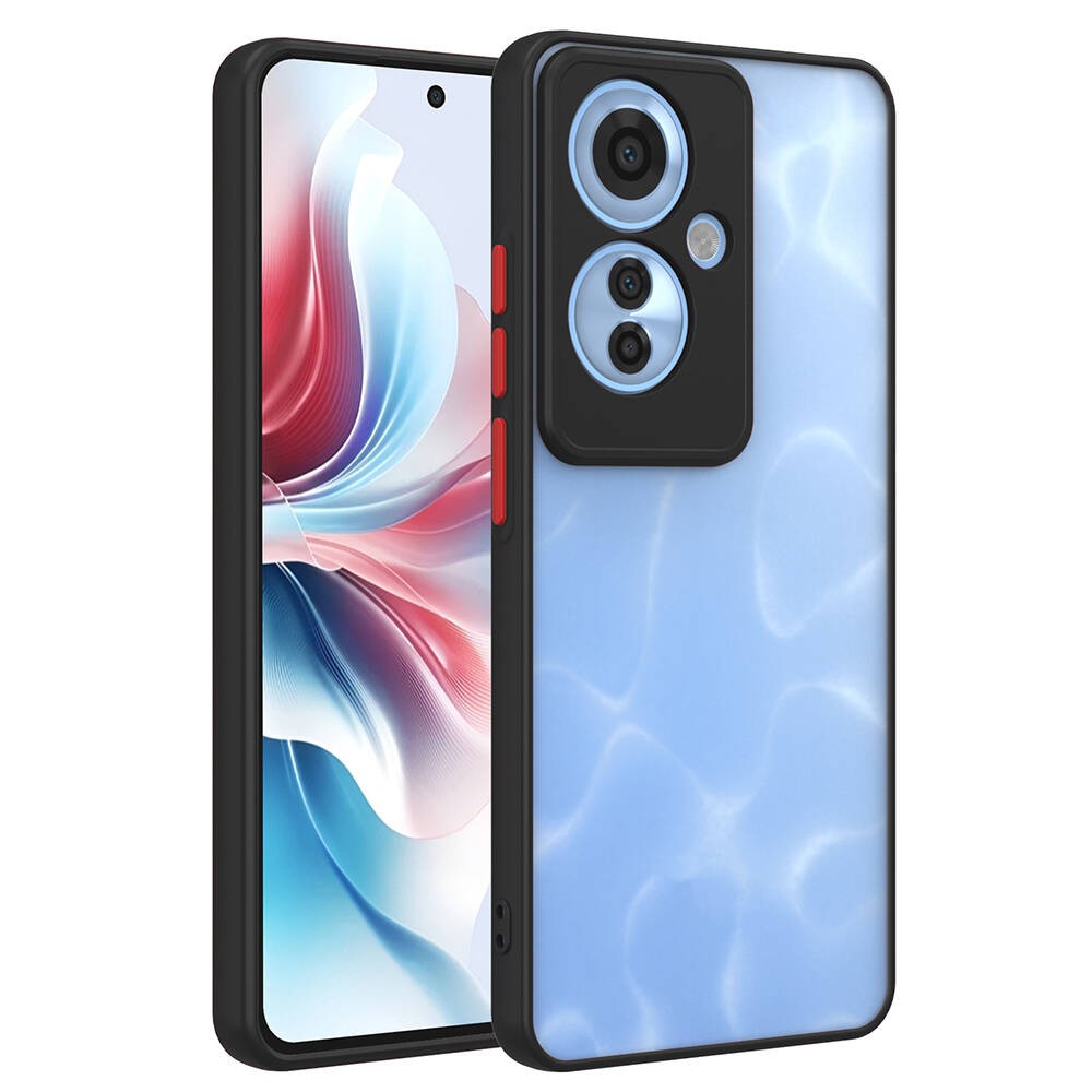 Rona Quality Hux Case with Colorful Buttons Compatible with Poco C65