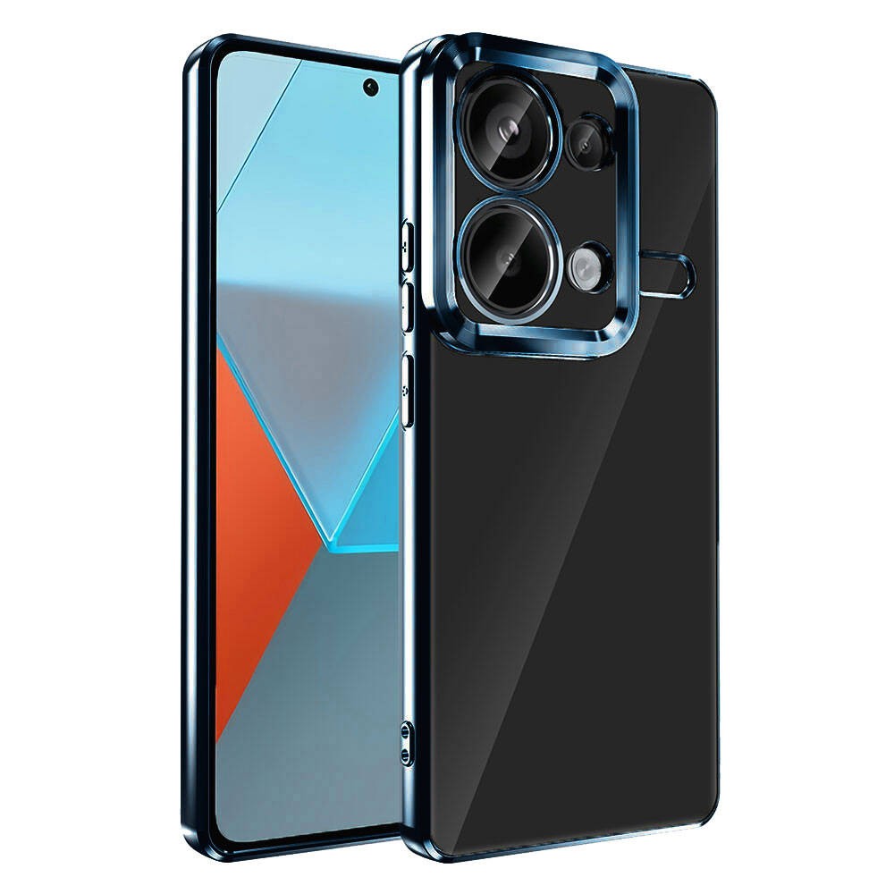 Xiaomi Redmi Note 13 Pro 4G Kamera Korumalı Logo Gösteren Zore Omega Kılıf