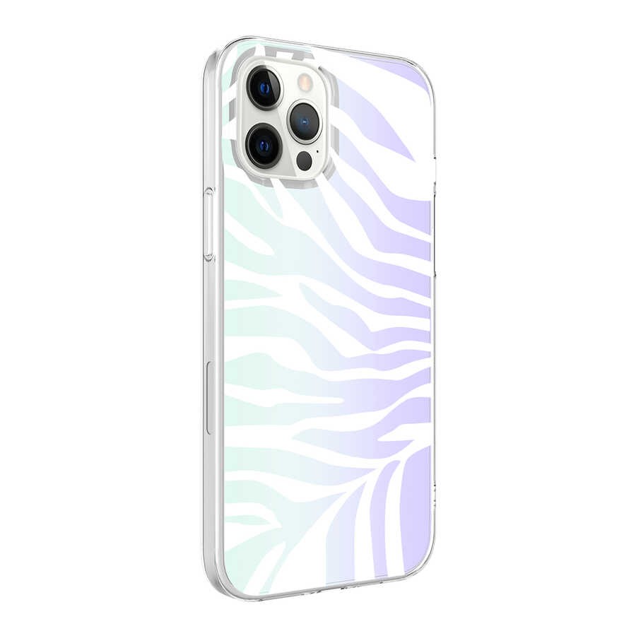 iPhone 12 Pro Zore M-Blue Desenli Kılıf