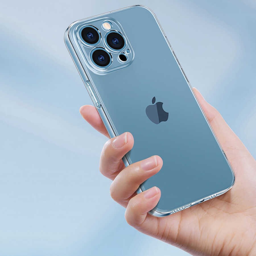 iPhone 14 Pro Uyumlu Max Şeffaf Sert PC Zore Vayt Kılıf