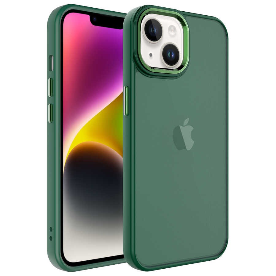 iPhone 14 Plus Compatible Frosted Hard PC Rona Case