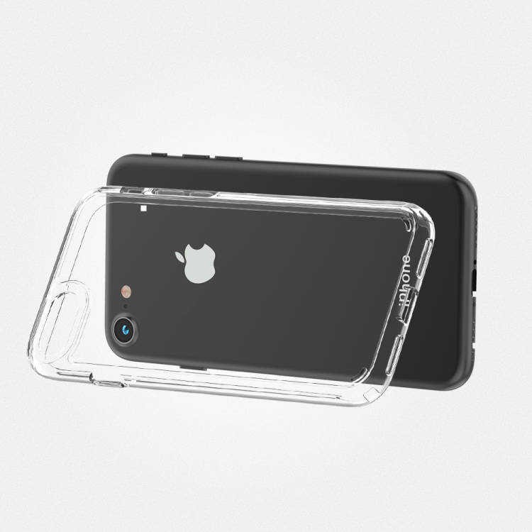 Zore Transparent Case Compatible with iPhone SE 2022