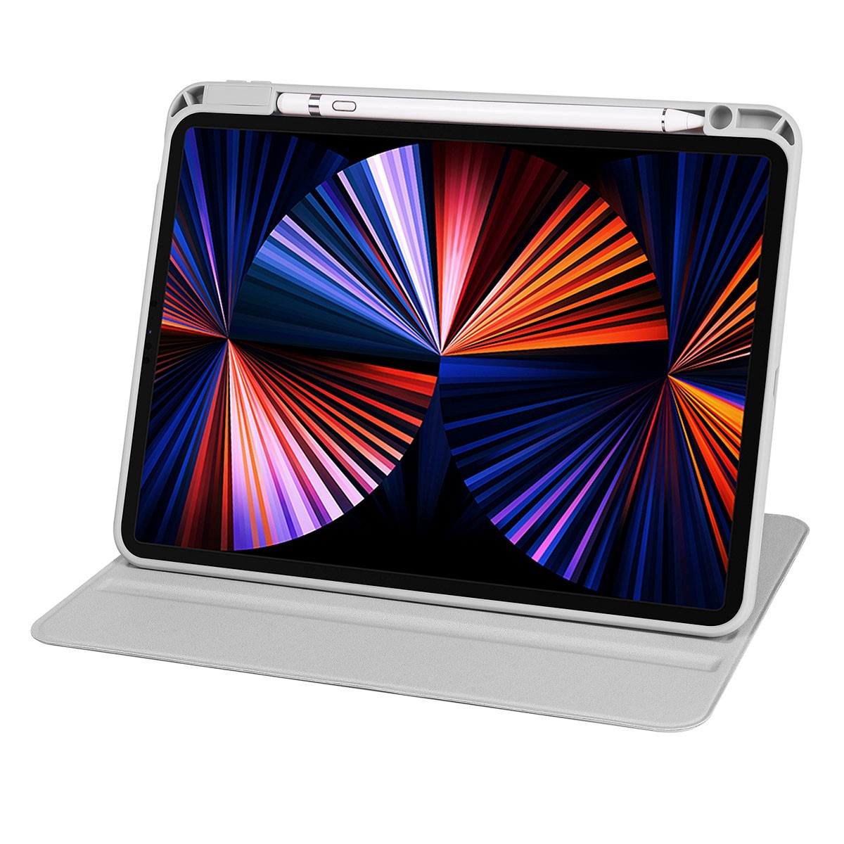 iPad Air 10.9 2022 (5.Nesil)  Zore Termik Kalem Bölmeli Dönebilen Standlı