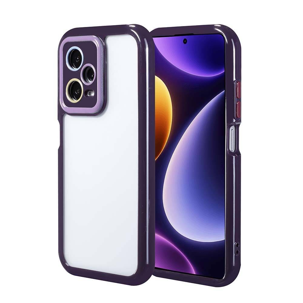 Xiaomi Redmi Note 12 Pro Plus 5G Kamera Korumalı Renkli Kenar ve Çerçeve Tasarımlı Zore Vitamin Kılıf