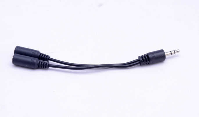 2 Output Short Aux Cable