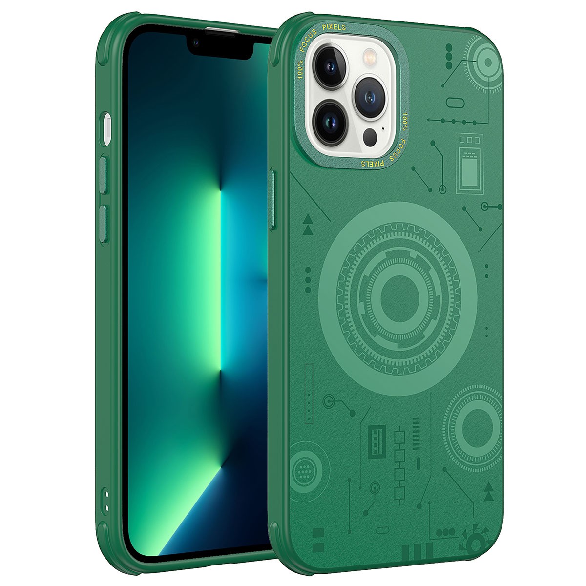 iPhone 12 Pro Zore Wireless Şarj Özellikli Desenli Hot