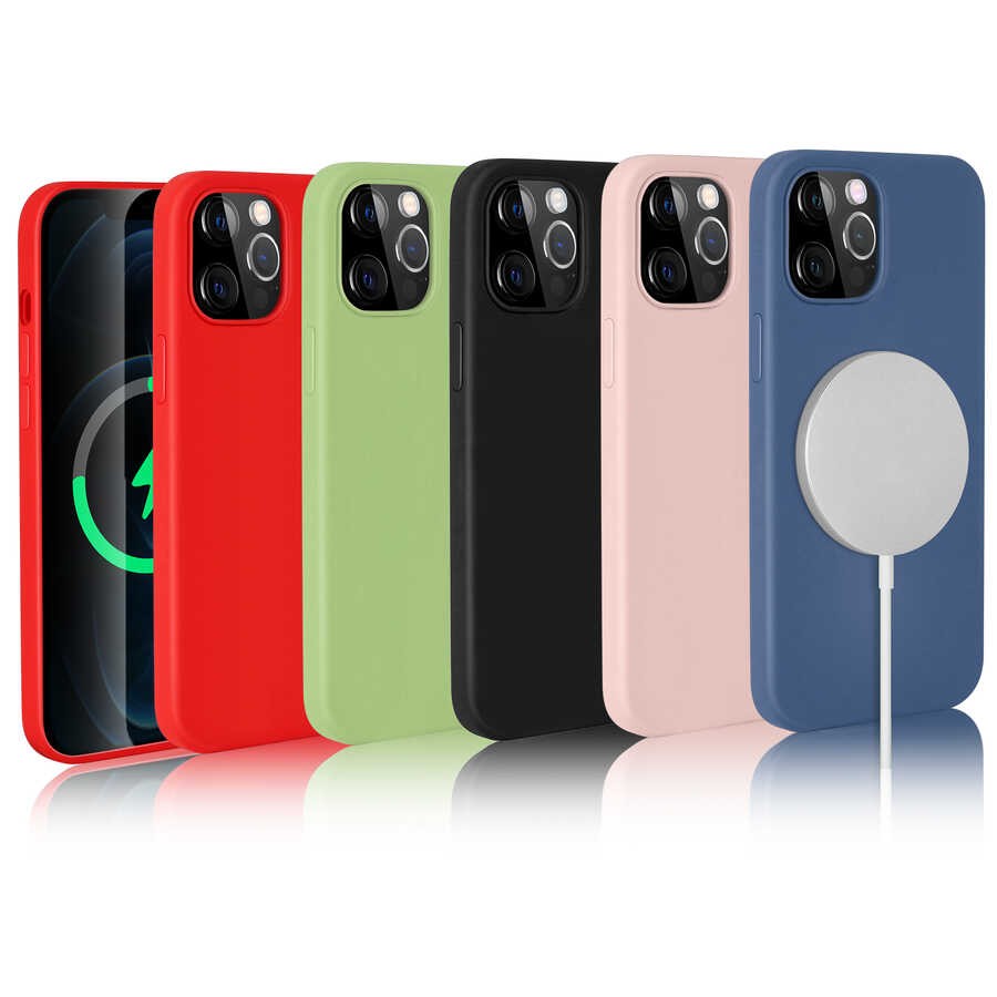 iPhone 12 Pro Uyumlu Zore Silksafe Wireless Kılıf