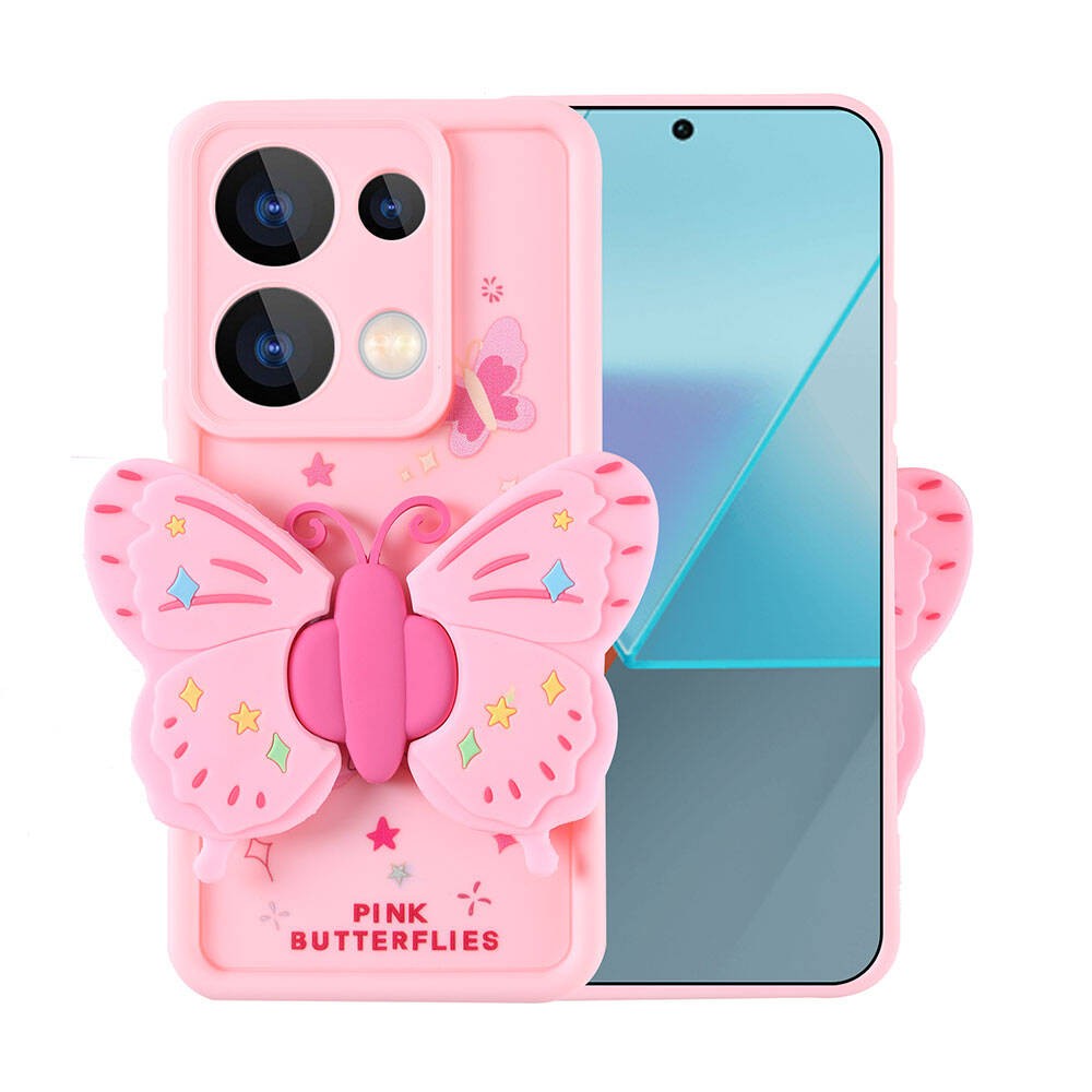 Xiaomi Redmi Note 13 Pro 4G Kamera Korumalı Figür Tasarımlı Zore Kapya Kılıf