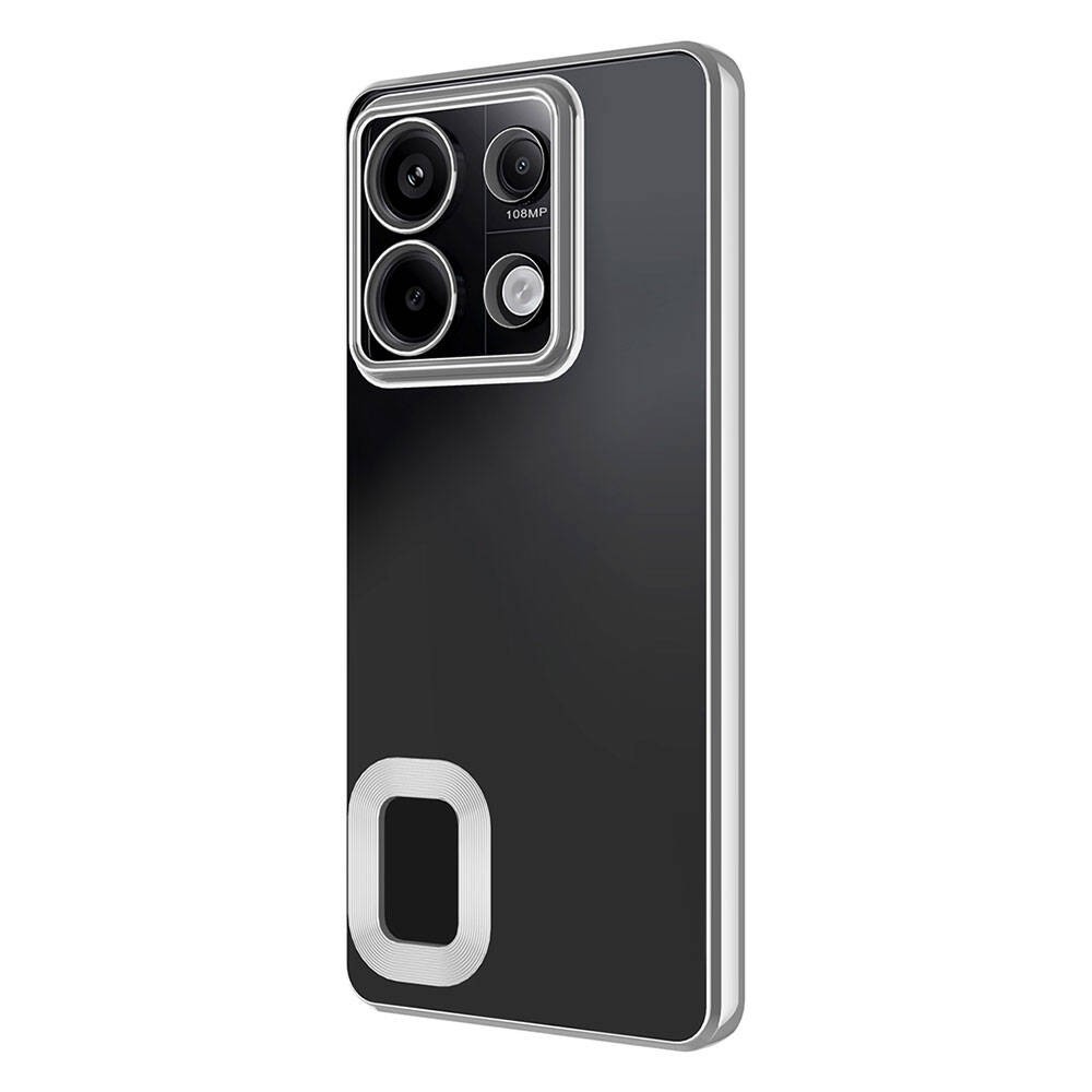 Xiaomi Redmi Note 13 4G Kamera Korumalı Logo Gösteren Zore Omega Kılıf