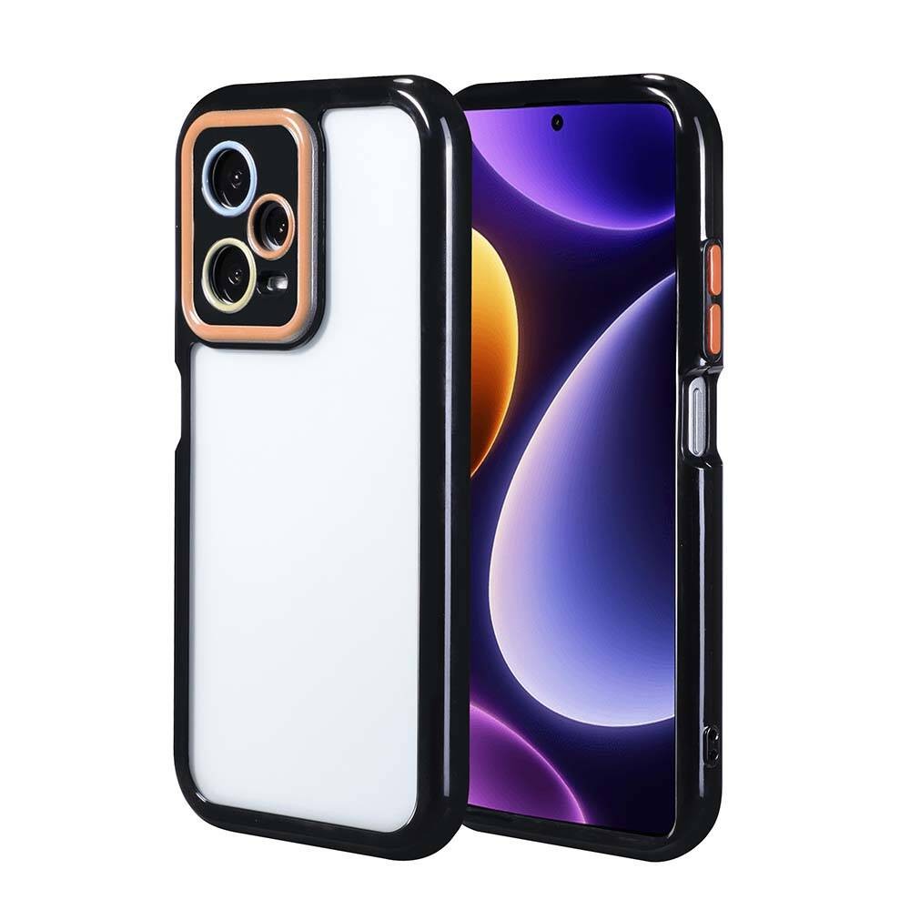 Xiaomi Redmi Note 12 Pro Plus 5G Kamera Korumalı Renkli Kenar ve Çerçeve Tasarımlı Zore Vitamin Kılıf