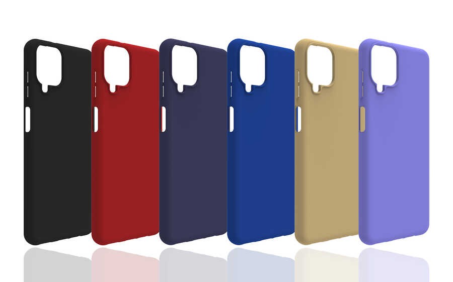 Galaxy A12 Zore Biye Silikon Kapak
