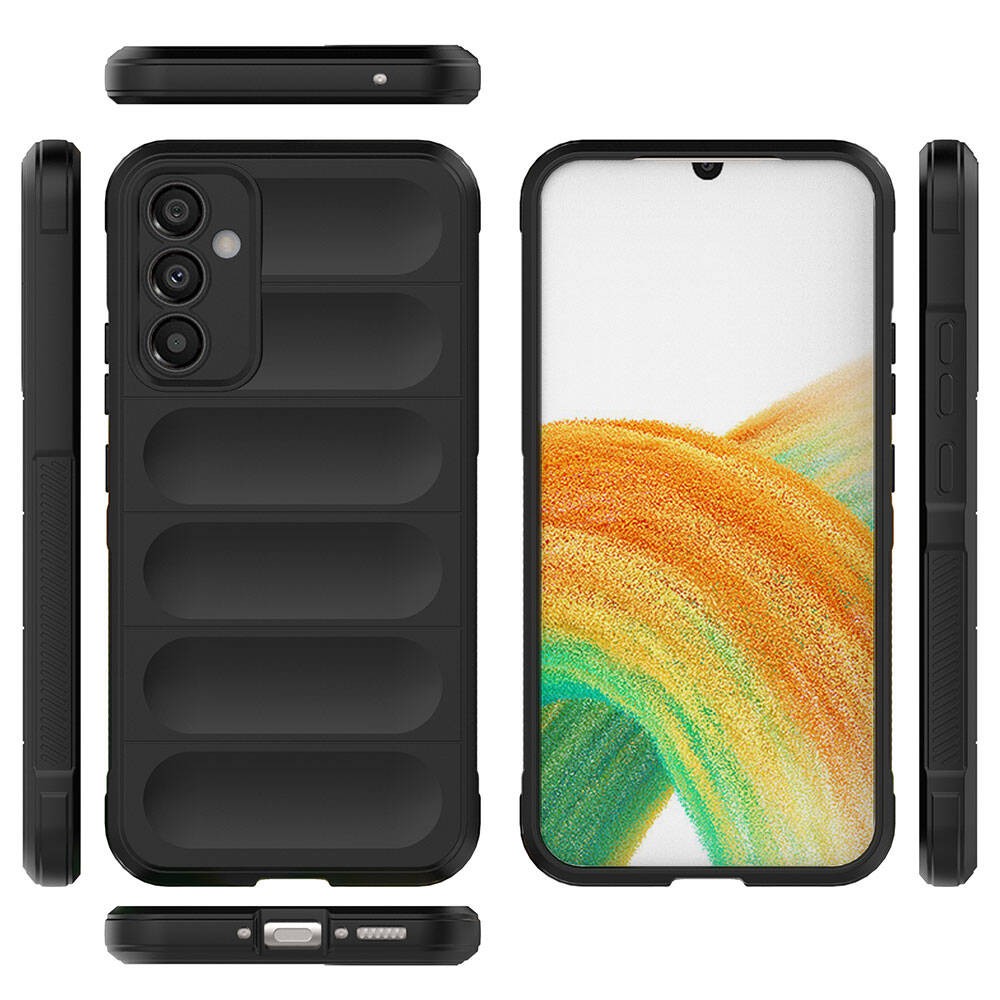 Galaxy A34 Esnek TPU Oyuklu Arka Yüzey Tasarımlı Zore Etnik Silikon Kılıf