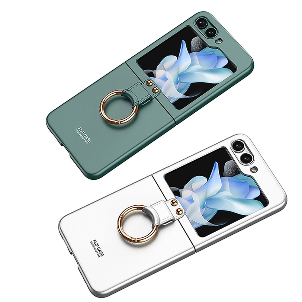 Galaxy Z Flip 5 Zore Kıpta Yüzüklü Flip Sert