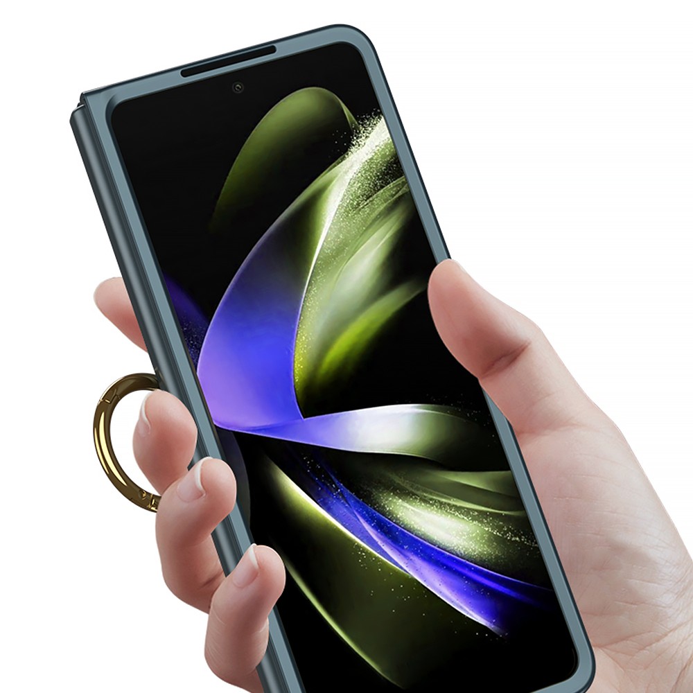 Galaxy Z Fold 5 Zore Kıpta Yüzüklü Flip Sert