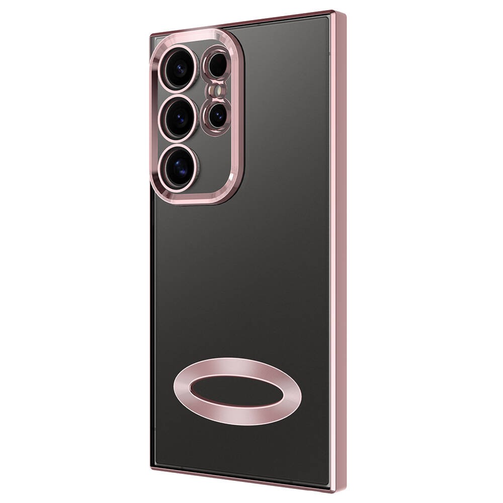 Galaxy S24 Ultra Kamera Korumalı Logo Gösteren Zore Omega Kılıf